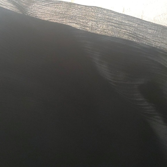 New York & Company top women's size small S black stretch Rayon blend - Picture 9 of 11